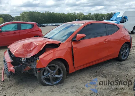 2020 Hyundai Veloster Base from USA, damaged, VIN KMHTG6AFXLU027939